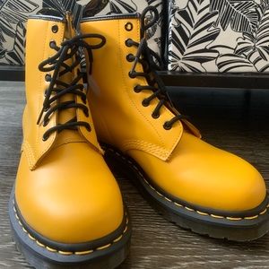 Yellow Doc Martens